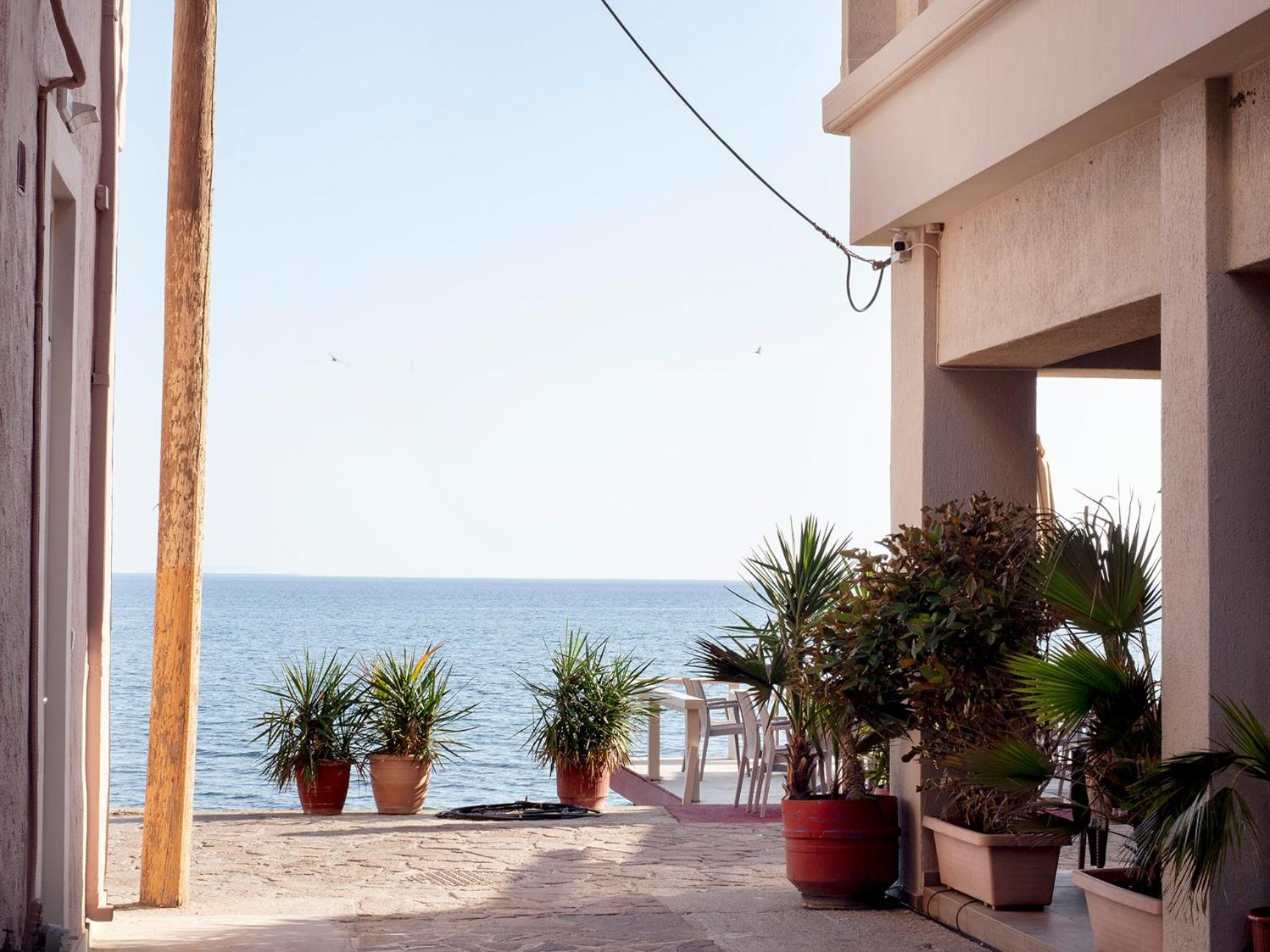 Sappho Hotel Скала-Эресу Экстерьер фото